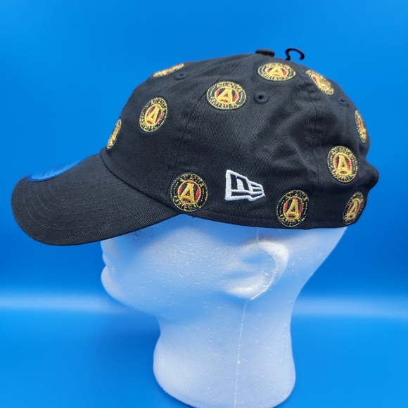 Atlanta United New Era Adjustable Men's Hat One Size Black Gold Red Soccer New - Picture 6 of 10